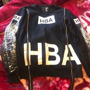 Hood by air double zipper sweater